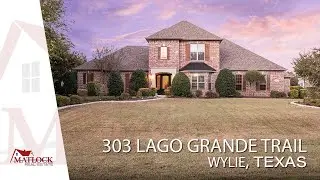 303 Lago Grande Trail, Wylie, Texas - Stunning Custom Home in a Gated Community Within Lovejoy ISD!!