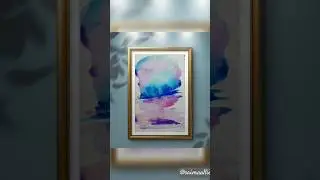 Abstract Watercolor Painting | Water Acrylic Painting Tutorial | naturalistic | @saimaallie