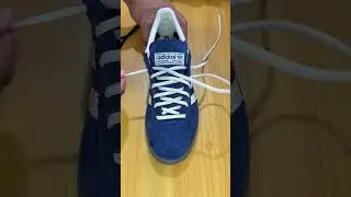 How to Lace Up Adidas Spezial Night Indigo #adidasspezial #adidassneakers #adidas #shoelacetying