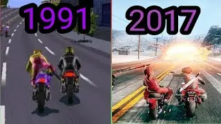 Evolution Of Road Rash Games 1991-2017