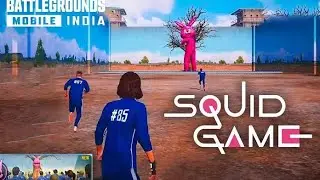 Squid game in battlegrounds mobile India react survival mode first gameplay