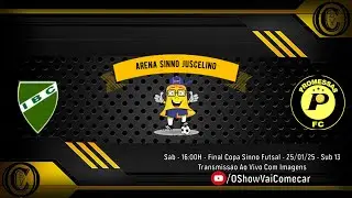IBC X PROMESSAS - SUB 13 - FINAL COPA SINNO FUTSAL - 25/01/25 - S&Aacute;B - AO VIVO