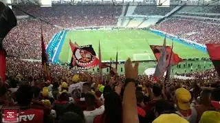 Torcida do Flamengo canta a Sequência de Sambas contra o Palmeiras - Brasileiro 2019