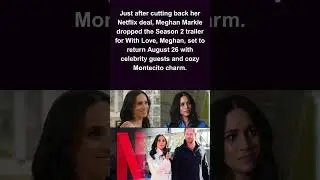 Meghan Bounces Back from Netflix Nightmare #meghanmarkle #meghan #netflix #princeharry #shortnews