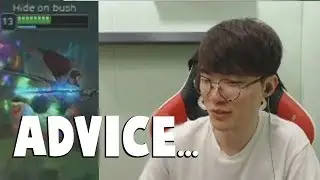FAKER GIVES ADVICE TO YASUO PLAYERS...  | Funny LoL Series #333