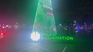 World of illumination✨| Full Drive-Through at Six Flags|