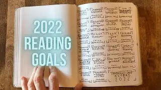 My 2022 Reading Goals in My Book Bullet Journal