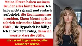 Eltern gaben alles dem Bruder – ich stoppte Zahlungen, eine SMS änderte alles