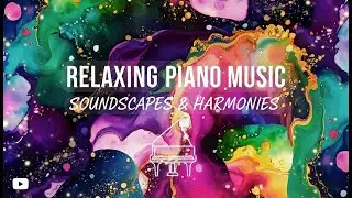 Abstract Fluid Art Experience: Calming Piano Music for Study and Focus