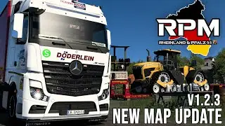 ETS2 1.55 I NEW RPM - Rheinland & Pfalz 1:1 Map v1.2.3 😍 First Look [2971] EURO TRUCK SIMULATOR 2