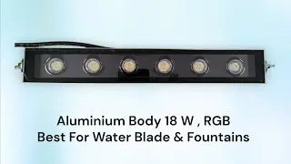Water Proof RGB LED Light for Fountain With Remote Control. linear Led for water Decent.