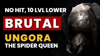 V Rising - BRUTAL Ungora the Spider Queen | No Hit, 10 Levels Lower, Frail | 1.1 Boss Kill