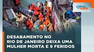 Desabamento no Rio de Janeiro deixa uma mulher morta e 9 feridos