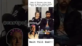 Arya Stark Germany actress in metro viral video with Indian boy #shorts #viral #germany #love