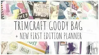 A Trimcraft Goody Bag + New First Edition Planner | August 2018 | ms.paperlover