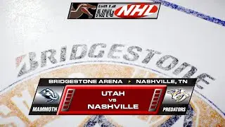 SpinoKing NHL Saturday: Utah @ Nashville | NHL 26 Simulation.