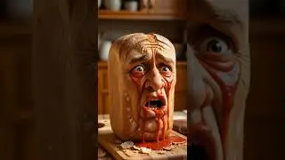 Talking Bread Loses Its Mind 😂🍞 Yells &ldquo;Help Me!&rdquo; 😳🍞 | Weird Eats ASMR #shorts