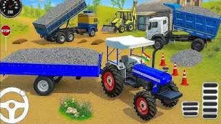 🔴Drive JCB and Uploading🪨🏜️ Stone From Dumper 🌋Truck in Game#simulationgames #dumperjcb 