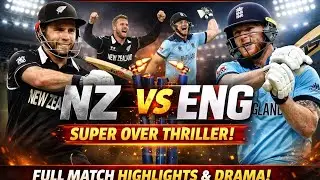 NZ vs ENG ODI world cup 2019 | super over full highlights | thriller drama match #nzvseng #cricket 
