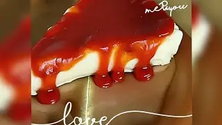 تشيز كيك  بصوص الفراولة 🍓 بطريقته الاصليه خطير 