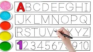 🌈Learn to Write✏️ Alphabets & Numbers 🎨 |💖 Preschool ABC & 123 Writing Practice | Preschool Mission✨