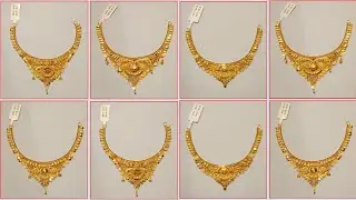 Letest Beautiful 18k Gold Necklace Design|| necklace design with weight and price|| necklace design|