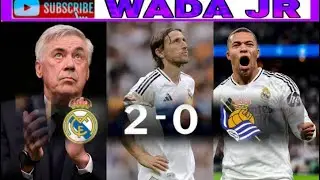 ⚪️ Mbappe Brace, Luka Modric and Carlo Ancelotti Emotional farewell || Real Madrid 2-0 Real Sociedad