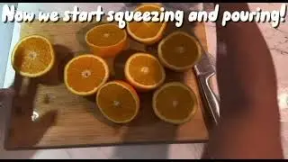 Freshly squeezed orange juice