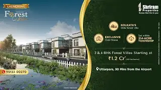 Launching Codename Forest View at Shriram Grand City. Kolkata&rsquo;s only 3 & 4 BHK Forest View Villas