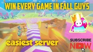The most easiest server in FALL GUYS!!!! Win every game