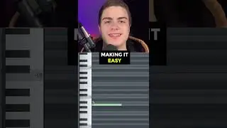 Easy Way to Make Melodies WITHOUT Music Theory 🎹🔥 #flstudiotips #musictheory