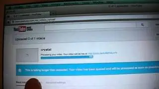 This is taking longer than expected. (YouTube video processing)