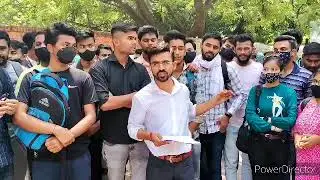 Today's DU OBE Update April 27 | Jantar Mantar DU OBE Protest by Delhi University Students