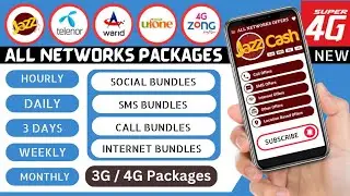 Jazz Cash Mobile App Se All Network Packages Kaise Kare | How to Activate All Network Packages