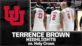 Terrence Brown Highlights vs. Holy Cross | 2025-26 Big 12 Men's Basketball