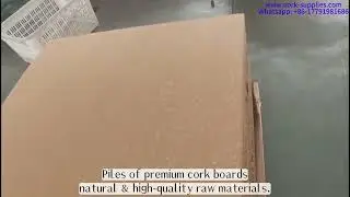 Cork Sheet Factory #cork #sustainablesolutions #corksheets