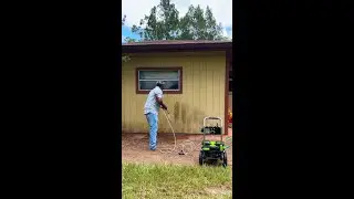 Cleaning with the Greenworks 60V 3000-PSI Hybrid Pressure Washer 💦