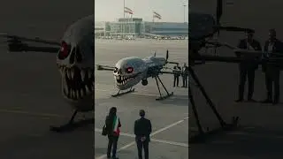 Iran new drone unveiled 😳 #iran #israel #airplane #nuclearwar #telaviv #tehran #drone #haifa #shorts
