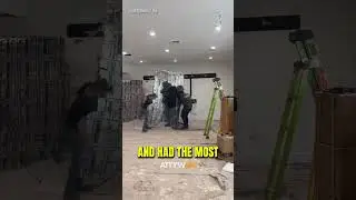 Установка самого большого телевизора в мире!