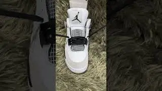 Jordan 4 Military Black with Black Laces? 🤔