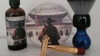 Wet shaving: Another top shelf stuff from Hwayeon soap co, Terry's soap