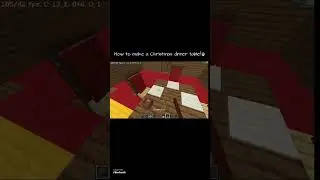 How to build a Christmas dinner table in Minecraft! #shorts  #minecraft  #build