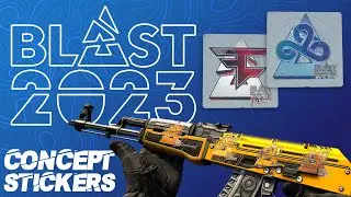Blast Major 2023 Concept Stickers