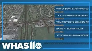 Extended lane closures begin on U.S. 42 in Jefferson County