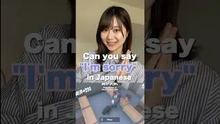 How to say &ldquo;I&rsquo;m sorry&rdquo; in Japanese in game?  #japaneselanguage #japanese #learnjapanese #gaming
