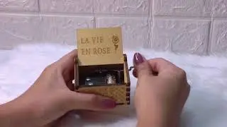 Wooden Music Box | La Vie En Rose🌹