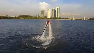 Holland Pro Flyboarder Bo Krook flying the ZR JetPark