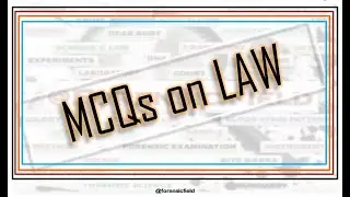 Forensic Science- NET/JRF Preparation [UNIT-I (Topic 5)] (Law)