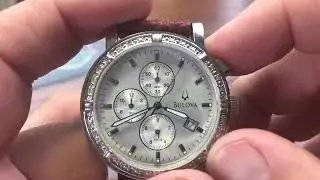 Мужские часы Bulova Diamond Watch с бриллиантами — ПОЛНЫЙ ОБЗОР