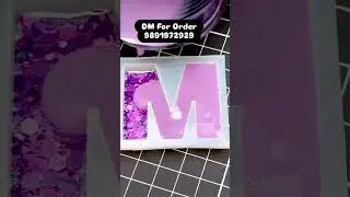 Glittery Pink Resin Keychain &ndash; Perfect for Gifts & Accessories